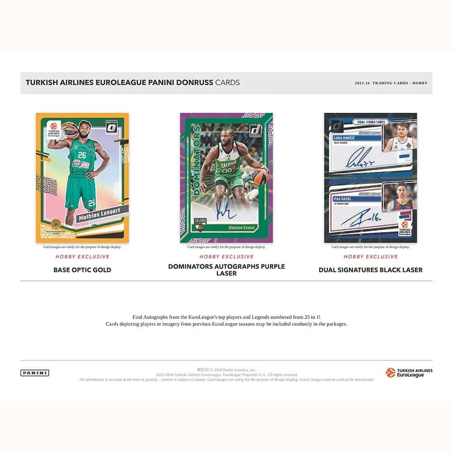 Best Deal - 2023-24 Panini Donruss Turkish Airlines EuroLeague Basketball Hobby Box
