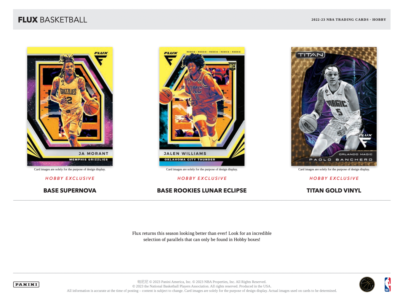 Best Deal - 2022/23 Panini Flux Basketball Hobby Box