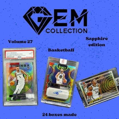 Best Deal - Basketball Break #1579 12-box SUNDAY MEGA - Gem Collection - Topps Chrome & Mosiac mixer - random team break