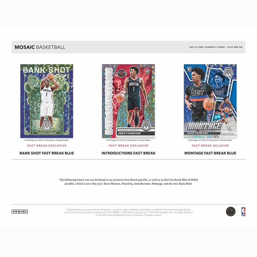 Best Deal - 23-24 Panini Mosaic Fast Break Basketball Hobby Box