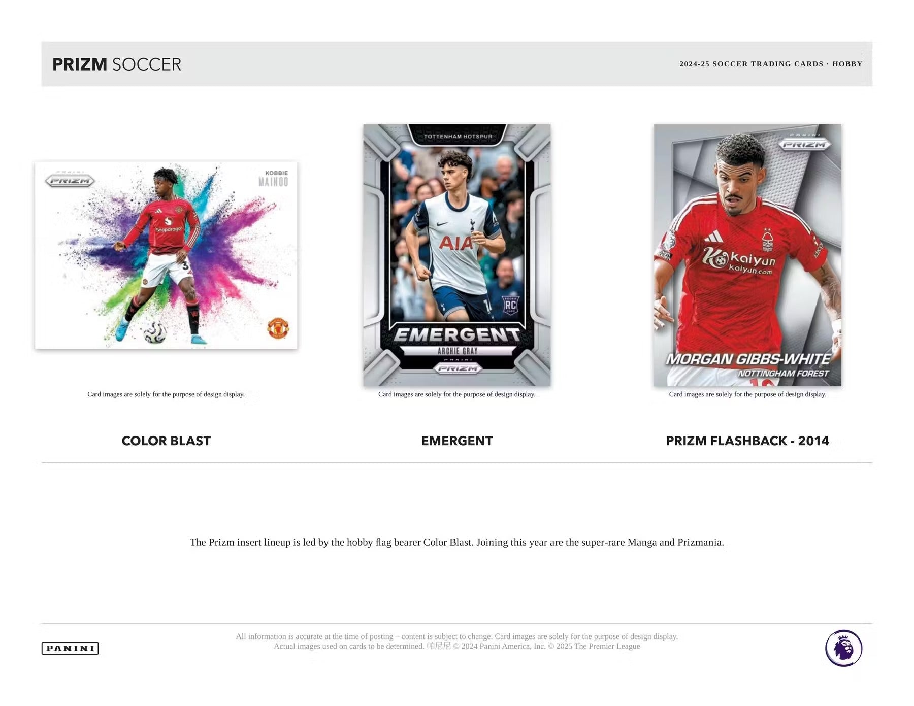 Best Deal - 2024-25 Panini Prizm Premier League EPL Soccer Hobby Box