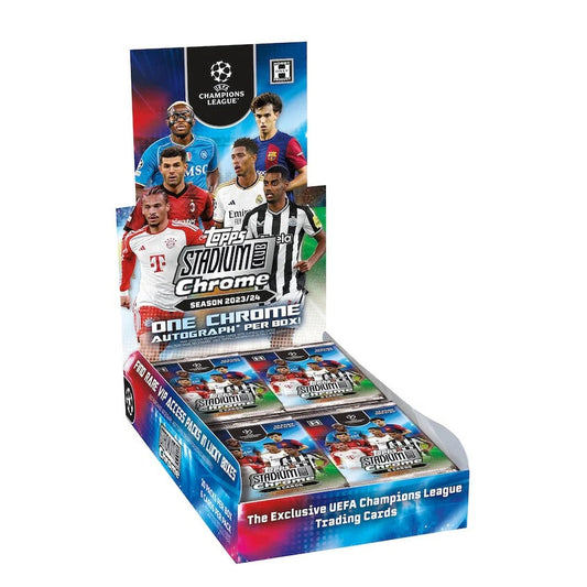 Best Deal - 2023/24 Topps Stadium Club Chrome UEFA Club Competitions Soccer Hobby Box