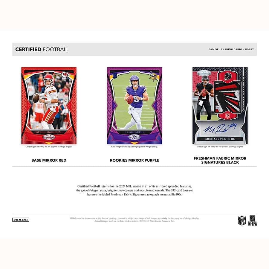 Best Deal - 2024 Panini Certified Football Hobby Box