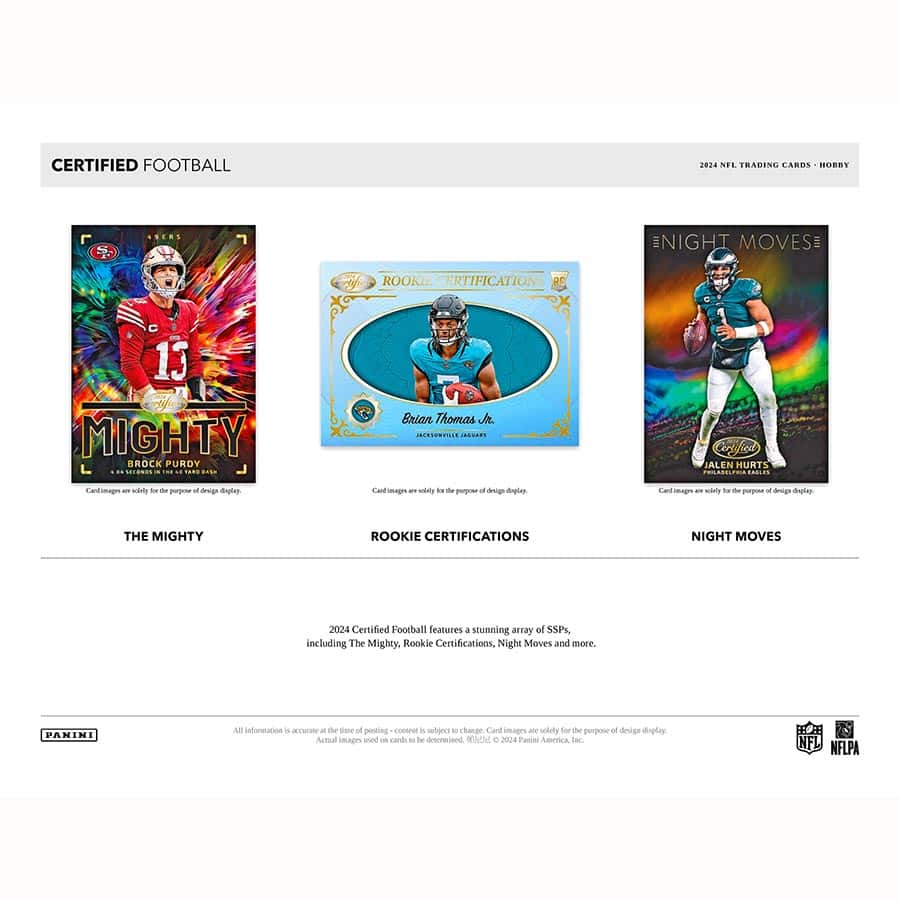 Best Deal - 2024 Panini Certified Football Hobby Box