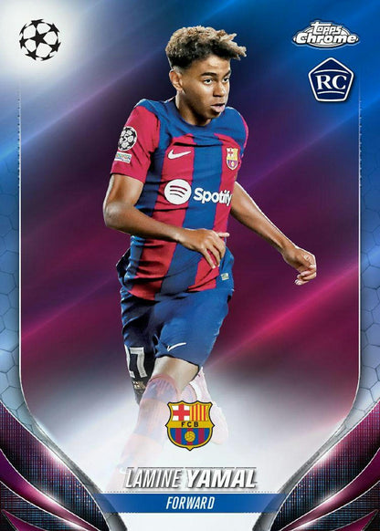 Best Deal - 2023-24 Topps Chrome UEFA Club Competitions Football Soccer Hobby Box