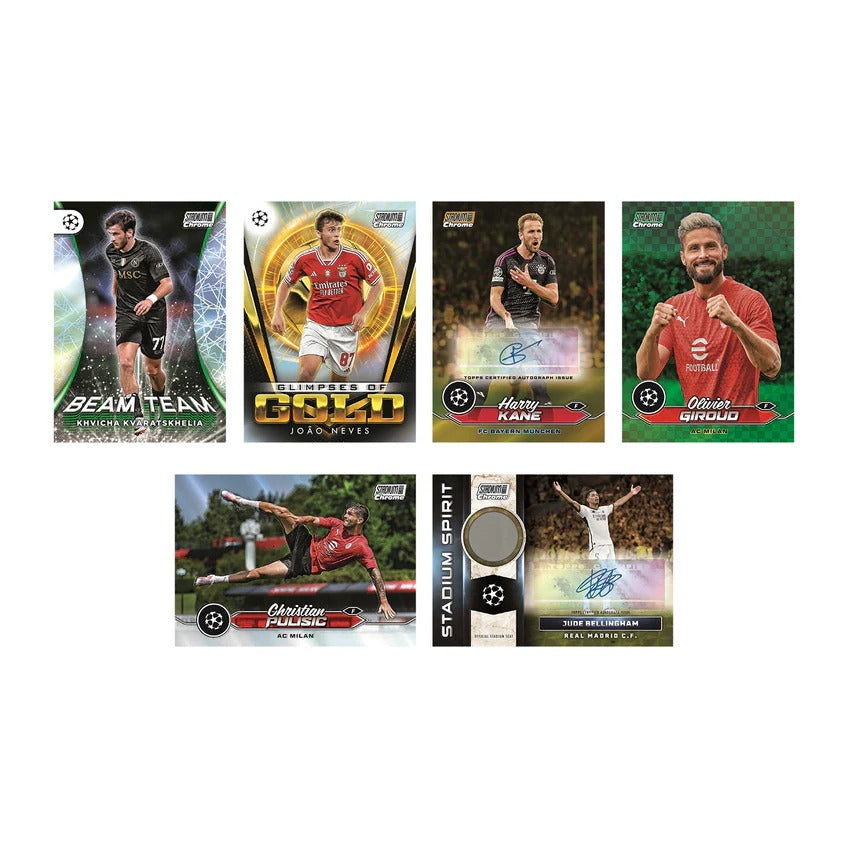 Best Deal - 2023/24 Topps Stadium Club Chrome UEFA Club Competitions Soccer Hobby Box