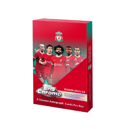 Best Deal - Topps Chrome Liverpool FC Hobby Box 23/24